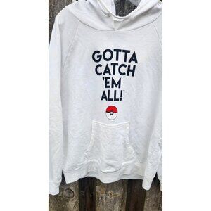 Pokemon Gotta Catch'em All! Hoodie Pullover 100% Cotton Men Size: XXL
